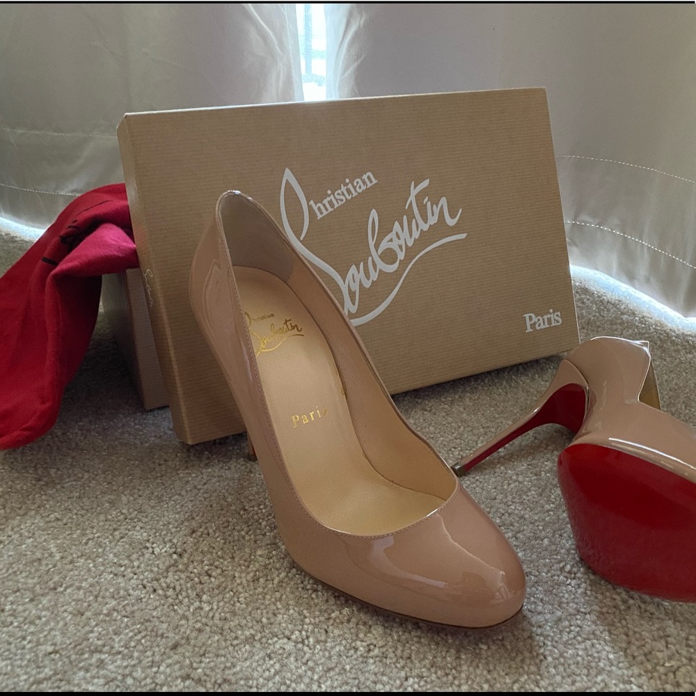 Christian Louboutin Fifi 100 Patent Calf Size 37